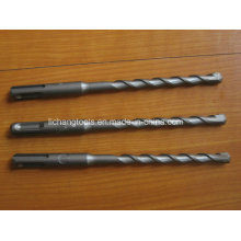 SDS-Plus Hammer Drill Bit with Flat Head Sandblasting Finish